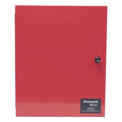 SILENT KNIGHT BY HONEYWELL 5496 Fuente de Alimentacion Remota / Direccionable / 6 Amperes / 4 Salidas NAC o Auxiliar de 24 Vcc / Gabinete Rojo