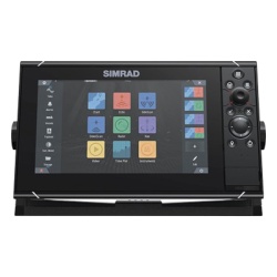 SIMRAD 000-15405-001 Pantalla Nautica 9 Pulgadas SolarMAX IPS / Procesador iMX 8 / Ecosonda Integrada 1kW CHIRP / GPS Incorporado / Conectividad Inalambrica / Compatibilidad con Accesorios Simrad / Mo