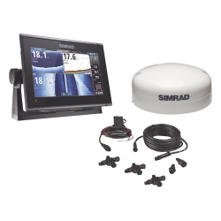 SIMRAD GO9-GPSKIT Kit de pantalla multifuncional GO9 con kit NMEA2000 y antena GS25
