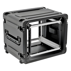 SKB 3SKB-R12U20W Gabinete Plastico Movil con Amortiguador con Rack de 19" 12 Unidades.