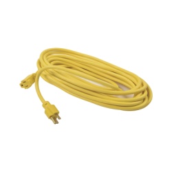 SURTEK SYS-136173 Extension electrica de uso rudo aterrizada 10 metros / 127 V CA 10 A Maximo / Color Amarillo.