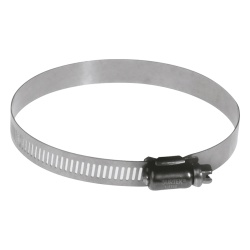 SURTEK SYS137717 Abrazadera Sin Fin Diametro 3-9/16" a 4-1/2" / 1/2" de Ancho / Acero Inoxidable.