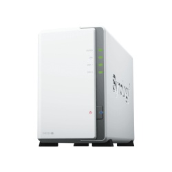 SYNOLOGY DS223J NAS DiskStation DS223j | 2 Bahias | CPU Realtek RTD1619B 1.7 GHz | 1 GB DDR4 | Puerto 1GbE RJ-45 | USB 3.2 Gen 1 | Compatible con HDD y SSD | Synology DSM | RAID 0 1 JBOD | SMB AFP NFS