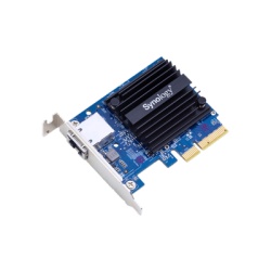 SYNOLOGY E10G18-T1 Adaptador de Ethernet E10G18-T1 | 10 Gbps | Compatible con PCIe 3.0 y 2.0 | Autonegociacion 4 u 8 Canales | Perfil Bajo y Altura Completa | Compatibilidad con Synology DSM 6.1.7 o P