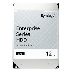 SYNOLOGY HAS531012T Disco Duro SAS Enterprise 3.5" HAS531012T / 12TB Capacidad / SAS 12Gb/s / 7200 RPM / Cache 256B / MTBF 2.5M Horas / Carga de Trabajo 550TB/ano / Cache de Escritura Persistente