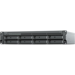 SYNOLOGY RS1226RP+ Rack NAS 2U Redundante / 8 Bahías / AMD Ryzen V1500B 2.2 GHz / 2.5GbE / M.2 NVMe / Fuente Dual 550W