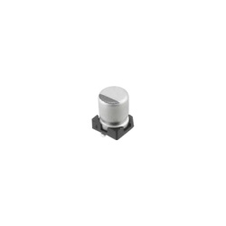 Syscom 493-3207-1-ND Capacitor Electrolitico de Aluminio de 1uF 50V 20% tipo SMD.