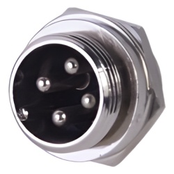 Syscom M24 Conector 4 Pins para Microfono.