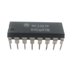 Syscom MC3357P Circuito Integrado de Baja Potencia MC3357P para Frecuencia Intermedia FM de Banda Angosta.