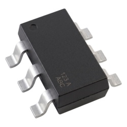 SYSCOM PARTS 584-HMC221BETR IC de 6 terminales / conmutador unipolar de dos posiciones / 10 kHz y 3 GHz /