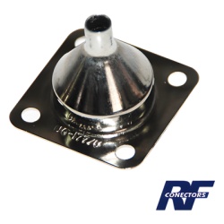 SYSCOM PARTS UG-177/U Campana para Montaje de Cable en Conectores de Chasis con 4 Perforaciones a 18 mm.