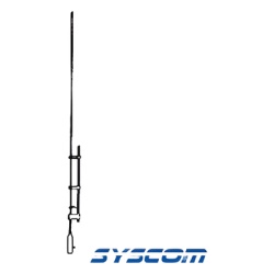 Syscom SJ-POLE Antena Base VHF Omnidireccional Rango de Frecuencia 138 - 174 MHz.