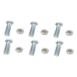 SYSCOM TOWERS TORN-TZ60G Paquete de 6 tornillos y tuercas de acero inoxidable 1/2 x 3 1/2?.
