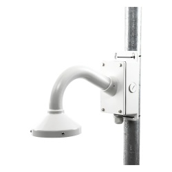 SYSCOM VIDEO XGA160C Montaje Universal de Pared con Cuello de Ganso y Caja de Conexiones / Compatible con Camaras Domo y Bala