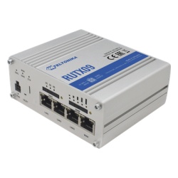 Teltonika RUTX09 Router Industrial LTE 4.5G Cat 6 / 300 Mbps / 4 Puertos Gigabit / Doble SIM / GNSS / PoE / -40Â°C a 75Â°C - Img 1