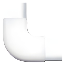 THORSMAN TMK-0812-L Seccion en "L" de PVC auto extinguible para canaleta TMK0812 (3 piezas) (5030-02001)