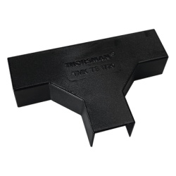 THORSMAN TMK-1720-T-N Seccion en "T" Color Negro de PVC Auto Extinguible Para Canaleta TMK-1720-N-CC (5240-02003)