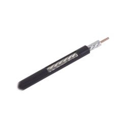 Times Microwave LMR24075/1000 20 Anos de Servicio al Exterior Bobina de 305 Metros (1000 Pies) Cable Coaxial de 75 Ohms Conductor de Cobre Solido