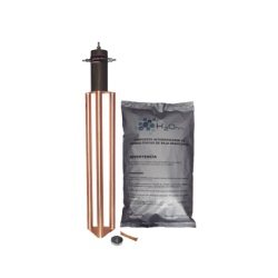 TOTAL GROUND TG70AB Electrodo para corriente maxima de70 Amp. con Filtro y Compuesto H2Ohm.