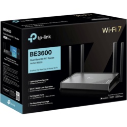 TP-LINK ARCHER-BE220 Router Wi-Fi 7 / BE3600 3.6 Gbps / Doble Banda / MLO 4K-QAM / 5 Puertos Gigabit / 4 Antenas Beamforming / EasyMesh - Img 4