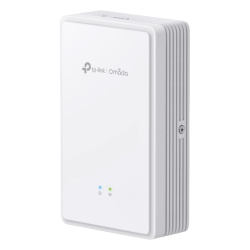 TP-LINK EAP615GP-WALL Punto de Acceso GPON Omada / WiFi 6 AX1800 / 1 puerto GPON / 1 Puerto FXS / 2 Puertos 10/100/1000 RJ45 / Mesh Omada / Configuracion por Controlador o Stand-Alone / Para Montaje e