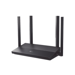 TP-LINK EX141 Router WiFi 6 AX 1500 Mbps / MU-MIMO 2X2 y OFDMA / 1 Puerto WAN Gigabit / 3 Puertos LAN Gigabit / Soporta IPV6 y TR-069 / 4 Antenas Beamforming / Seguridad WiFi WPA3