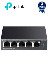 TP-LINK TPL3720001 TP-LINK TL-SF1005LP - Switch PoE no administrable con 5 puertos Fast Ethernet incluyendo 4 puertos PoE AF. Presupuesto PoE de hasta 41W y modo extendido para conexiones de hasta 2