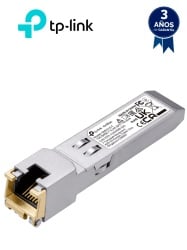TP-LINK TPL4160005 TP-LINK - TL-SM5310-T / Transceptor mini-GBIC SFP / De fibra 10GBASE-T SFP a RJ45 Cat 6A Hasta 30 metros / 1000BASE-T SFP a RJ45 Cat 5 Hasta 100 metros / Soporta desde 0 a 70 C