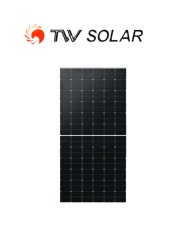 TW SOLAR TWS2010001 TW SOLAR TWMNH-66HD-625W N-type Half-cell bifacial - Modulo Solar Bifacial 625W / Marco de aleacion de aluminio anodizado / 132 Celdas / Capa Antirreflejo / Proteccion IP68