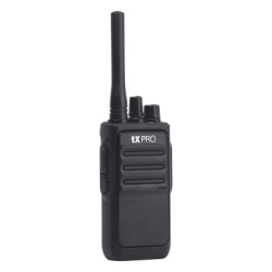 TX-320 Radio Portátil Analógico UHF / 400-470 MHz / 2W / 16 Canales / VOX Manos Libres / Batería 6-8 hrs / 161 g (5.68 oz)