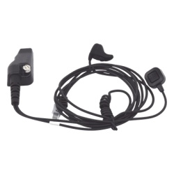 TX-500-K02 Micrófono-Audífono Profesional / Cancelación de Ruido / Cable Kevlar 20 kg / PTT de Anillo / Compatible Kenwood Serie 80/90/140/180/NX