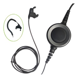 TX PRO TX-540D-M09 Micrófono Audífono con PTT / Cancelación de Ruido / Gel de Sílice Medicinal / Cable Kevlar / Compatible Cascos y Mascarillas