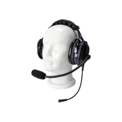 TX PRO TX-750-M01 Auriculares de diadema de uso rudo sobre la cabeza para radios GP300/P1225/PRO3150/MAG ONE/EP450/DEP450
