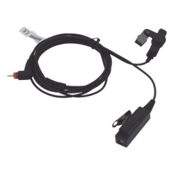 TX PRO TX-880-M12 Micrófono-Audífono de Vigilancia / 2 Cables / Tubo Acústico Grado Médico / Conector 2.5 mm / PTT Remoto - Img 2