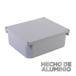 TX PRO TXG-03-53 Gabinete de Aluminio para Exterior (IP66) de 252 x 215 x 91 mm Cierre por Tornillos.