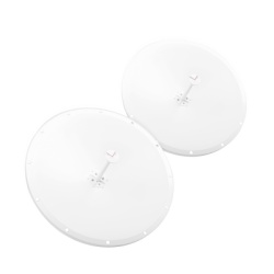 TX PRO TXP-D4865-28-SMA-KIT2 Antena Parabolica de Frecuencia Extendida 4.8 - 6.5 GHz 28 dBi Conectores SMA-Macho Inverso