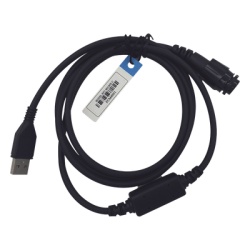 TXCP6100M Cable Programador USB / Conector USB-A a Multipin Circular / Compatibilidad Windows 98 a 11 / Material Poliuretano / Más de 30 Modelos Motorola