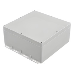 TXG-01-571 Gabinete Plástico para Exterior / IP65 / 300 x 300 x 150 mm / ABS Resistente / Cierre por Tornillos / -20 a 60 °C