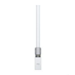 UBIQUITI AMO-2G13 Antena omnidireccional potente cobertura de 360Â° doble polaridad MIMO 2x2 frecuencia 2 GHz (2.35-2.55 GHz) de 13 dBi