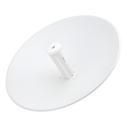 UBIQUITI PBE-5AC-500 Radio Puente PtP / 5 GHz / 450 Mbps / Antena 27 dBi / PoE Gigabit 24V / Rango 1.71 x 1.71 x 1.01 ft