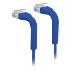 UBIQUITI U-CABLE-PATCH-0.3M-RJ45-BL Cable Patch Cat6 / GbE / UTP / 30AWG / TPE / 0.3m (0.98 ft) / Azul
