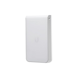 UBIQUITI UAP-IW-HD Access Point In Wall HD MU-MIMO 4x4 Wave 2 con 5 puertos (1 PoE entrada 802.3af/at PoE+ 1 PoE salida 48V y 3 Ethernet Passthrough) antena Beamforming ideal para suites