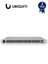 UBIQUITI UBI1850001 UBIQUITI USW-PRO-48-POE - UniFi Switch Gigabit PoE PRO con 48 puertos PoE Gigabit Ethernet 4 puertos SFP de 1-10G 600W de potencia PoE compatible con PoE at/bt y pantalla inform