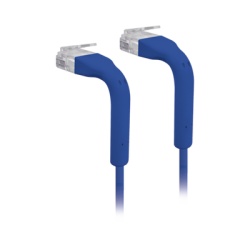 UBIQUITI UC-PATCH-2M-RJ45-BL Cable Ethernet Cat6 / 2 m (6.56 ft) / RJ45 Flexible / Prueba Fluke / Diámetro Ultrafino / Azul