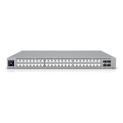 UBIQUITI USW-PRO-XG-48-POE Switch PoE Capa 3 / 48 Puertos PoE+++ / 32 × 10 GbE + 16 × 2.5 GbE / 4 × SFP28 25 G / 1080 W / 920 Gbps Switching / 1U Rack