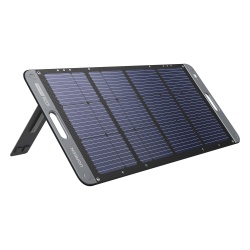 UGREEN 15113 Panel Solar Plegable 100W / Recomendado para el Power Station Portable de 600W UGREEN / Alta Eficiencia de Conversion / Alineacion Inteligente de la Luz Solar / Resistente Al Agua Y Durad