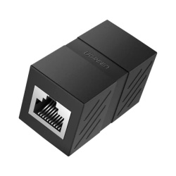 UGREEN 20390 Acoplador (Extensor de Cable Ethernet RJ45 a RJ45) | 1000Mbps | Compatibilidad con Cat7 Cat6A Cat6 Cat5e | Compatible con POE | Ignifugo | ABS