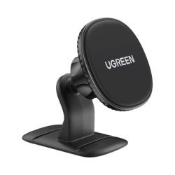 UGREEN 80785 Soporte de Celular Magnetico para Auto | 4 Imanes N45 | Adhesivo 3M | Amplia Compatibilidad 4.7 a 7.2? | Rotacion de 360Â° | Tamano Compacto | 2 laminas magneticas incluidas | Color Negro