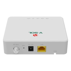 V-SOL V2801T ONU Bridge Dual GPON/EPON con 1 Puerto SC/APC + 1 puerto LAN Gigabit + 1 puerto CATV