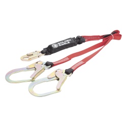 VARIOS SAWDG18 Cable Amortiguador de Caida con Doble Gancho de Sujecion. Ideal para Escalar Torres o Estructuras.